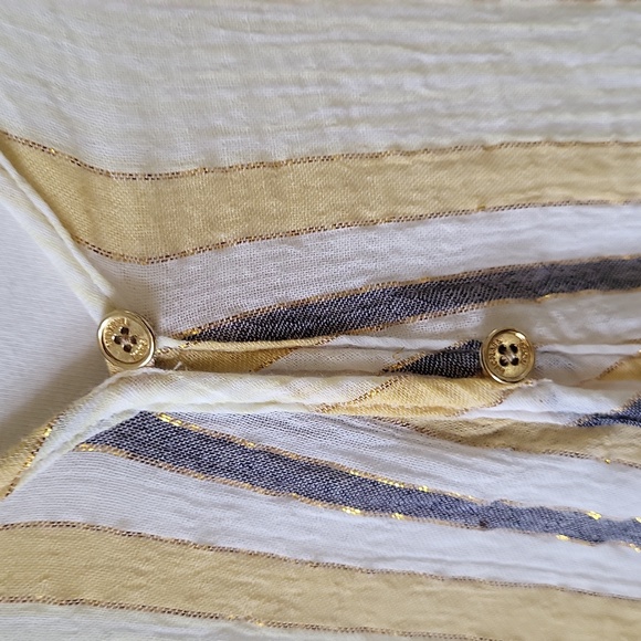 Michael Michael KOrs Striped dolman sleeve size M Top - Picture 2 of 8